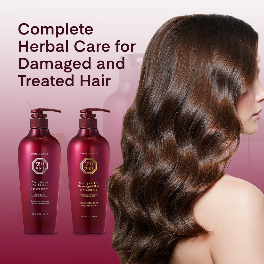 Daeng Gi Meo Ri Shampoo & Conditioner Set for Damaged Hair – Nourish & Shine, 500ml