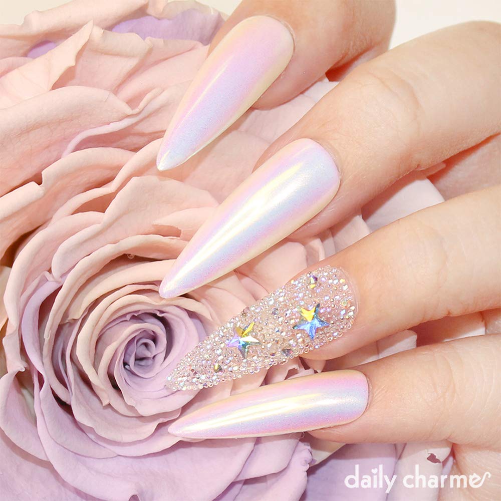 Daily Charme Chrome Effect No-Wipe Gel – 15ml Base for Chrome Powder, High-Gloss Mirror Finish