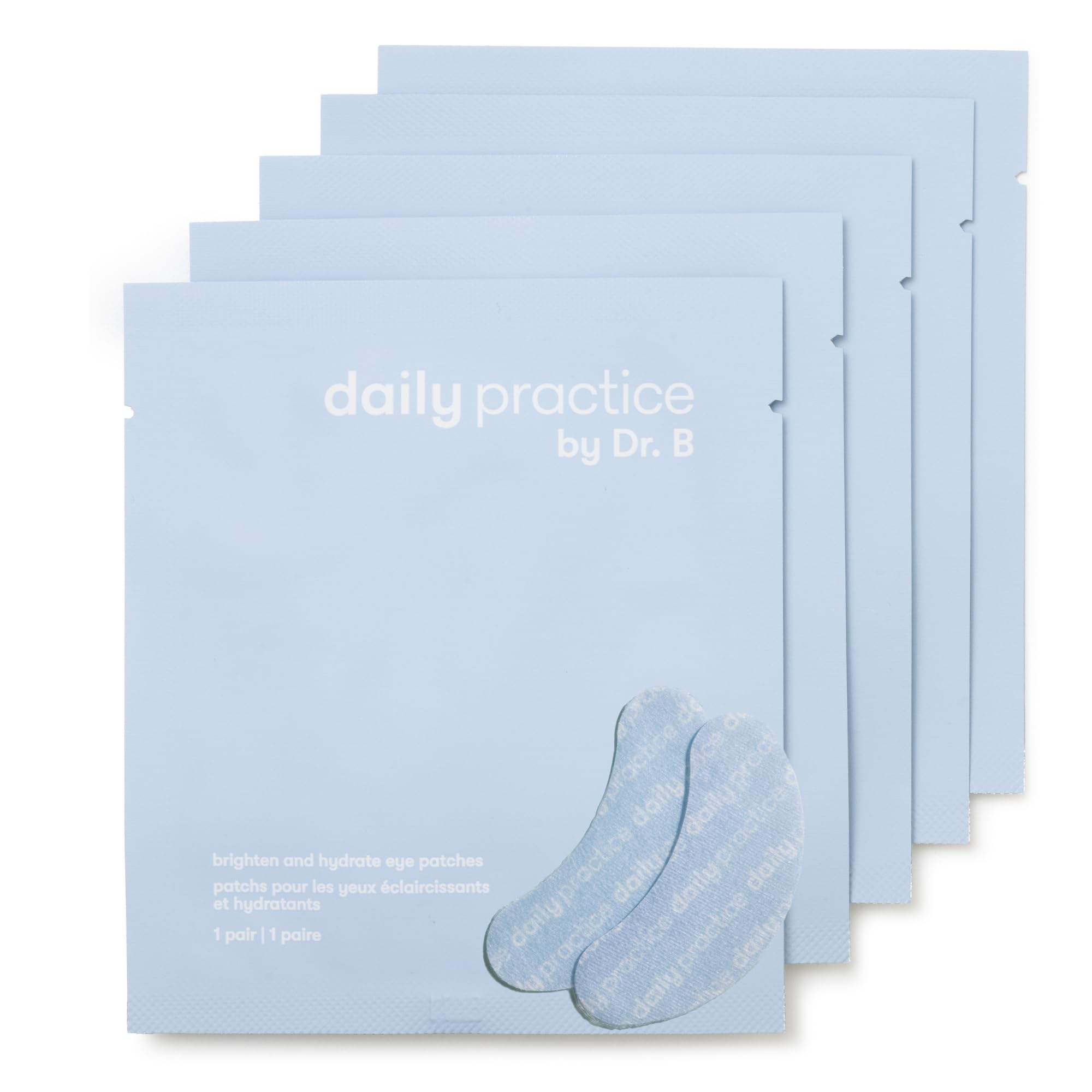 Daily Practice by Dr. B: Brighten & Hydrate Under Eye Patches – Cooling Hydrogel Masks for Dark Circles & Puffiness