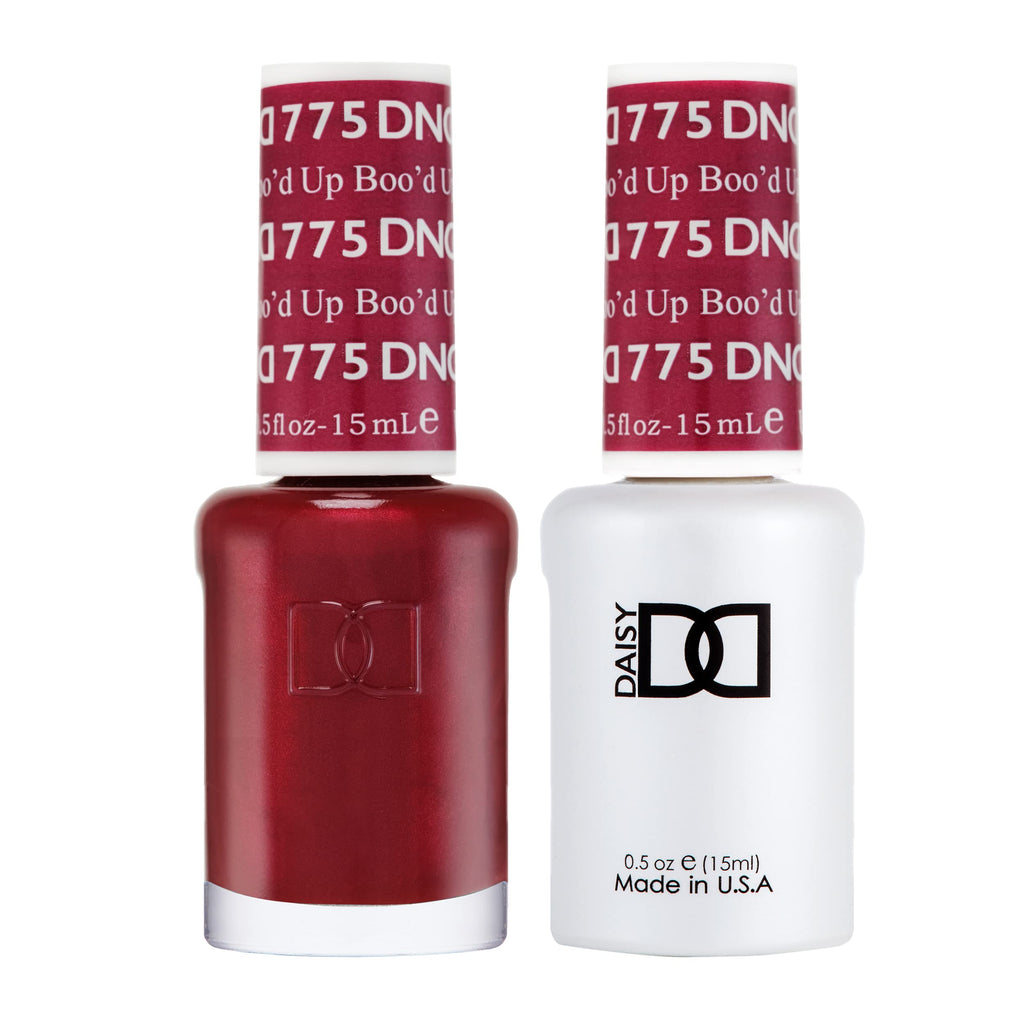 Daisy DND Boo'd Up Burgundy Gel Polish Set – 1 Gel Polish + 1 Lacquer (0.5 fl oz each)