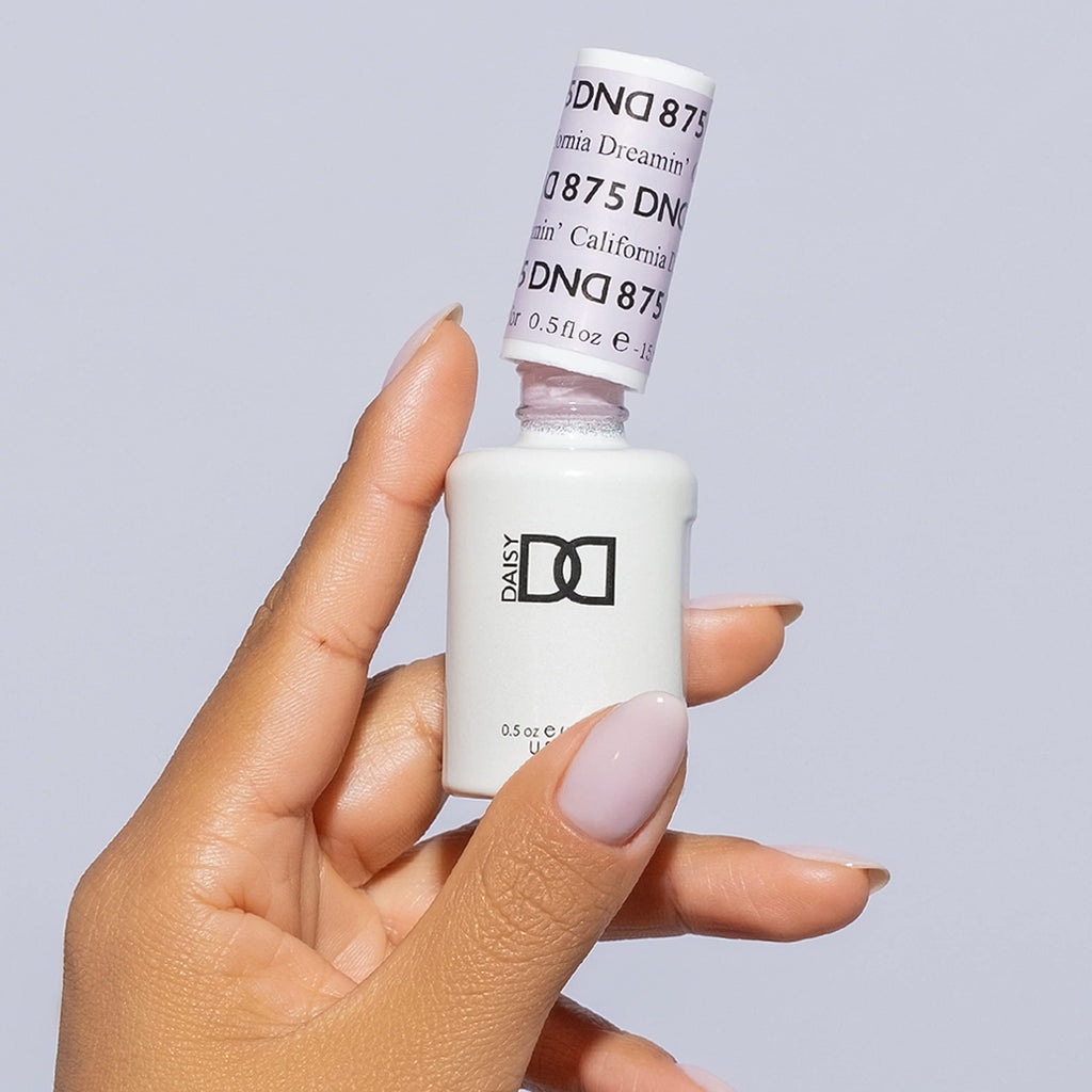 DAISY DND Gel Polish Set – California Dreamin' #875 | Sheer Gel Polish + Matching Lacquer Duo