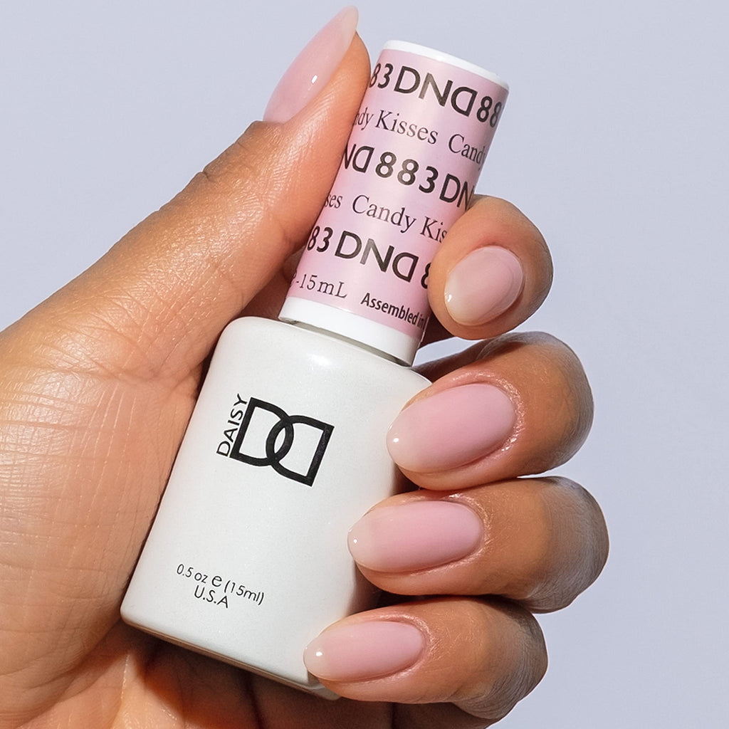 DND Gel Polish Set Candy Kisses 883 – Sheer Sunset Pink (Gel + Lacquer) 0.5 fl oz | DAISY DND
