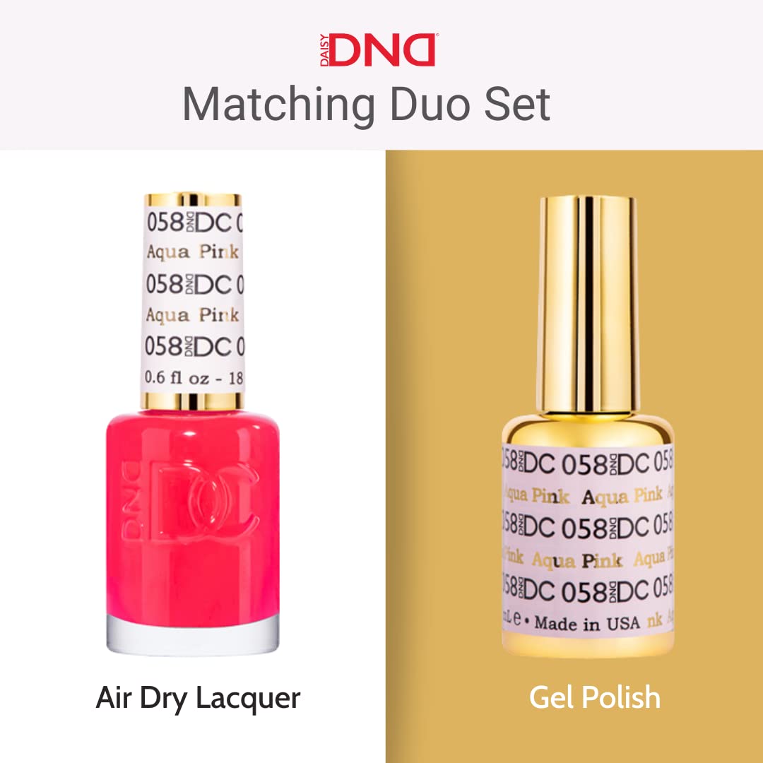 DAISY DND DC Gel Polish Set – Blue Collection, UV/LED Gel Polish & Air Dry Lacquer (029 Blue Tint) | 0.5 fl oz
