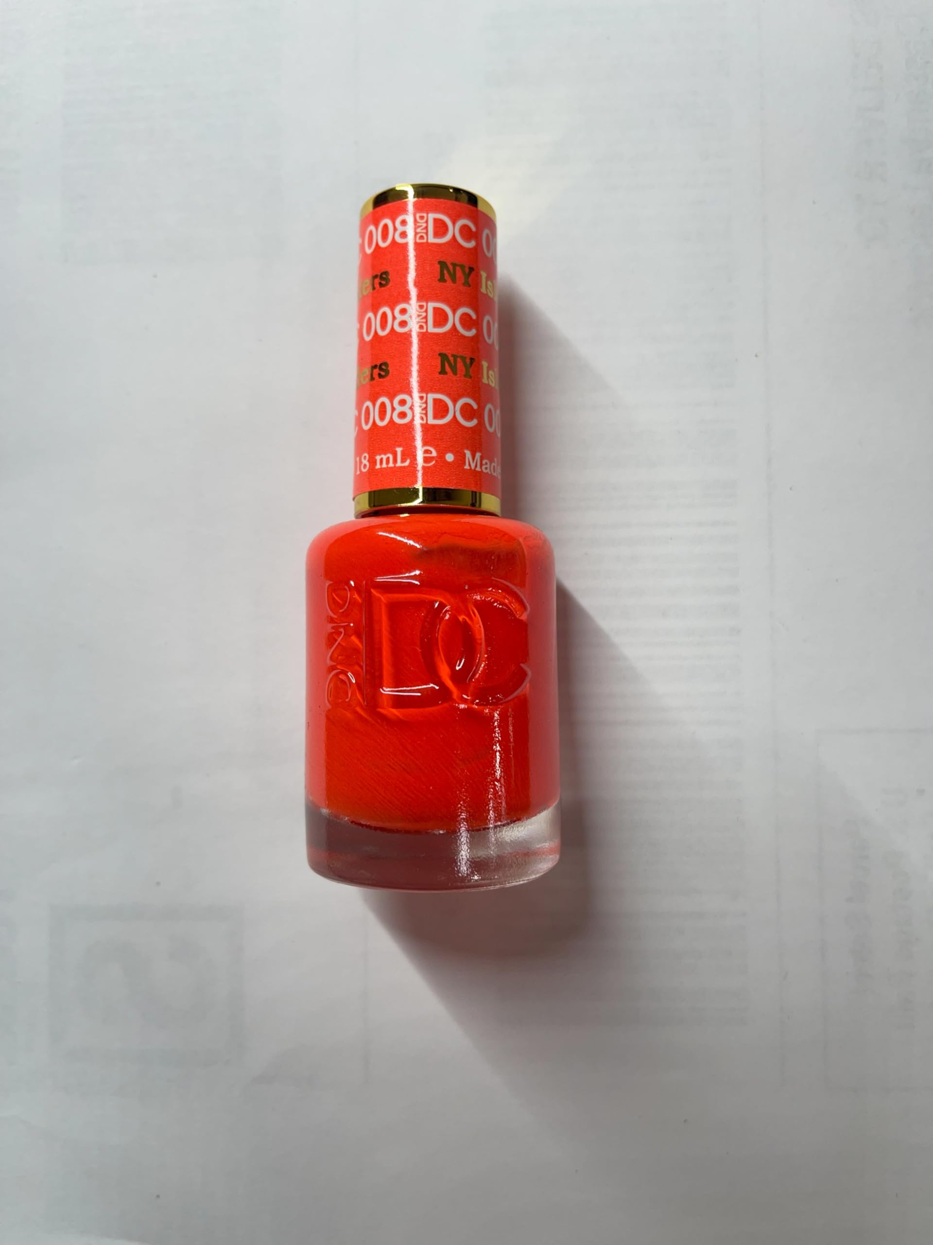 DAISY DND DC Gel Polish Set – Orange Collection | UV/LED GelPolish & Air Dry Lacquer Duo (0.5 fl oz each)