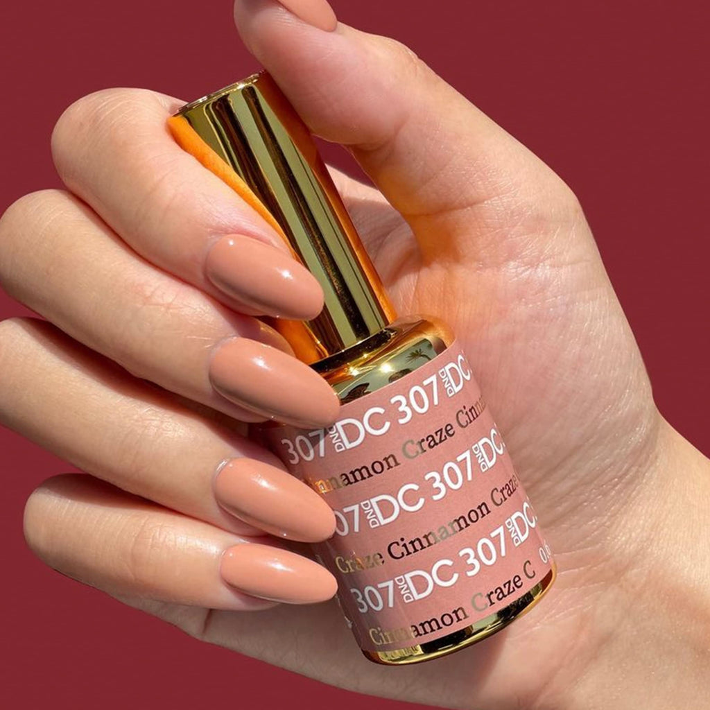 DAISY DND DC Gel Polish Set – Deep Nude Collection, Cinnamon Craze 307 (0.5 fl oz)