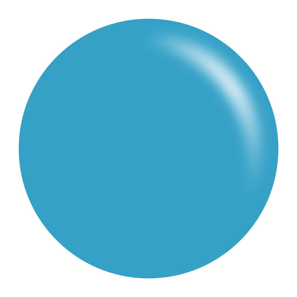 DAISY DND DC Gel Polish Set – Blue Collection, 124 Columbian Blue, UV/LED Gel Polish + Air Dry Lacquer, 0.5 Fl Oz