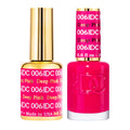 DAISY DND DC Gel Polish Set – Pink Collection, UV/LED GelPolish & Air Dry Lacquer, Chip-Free Deep Pink 006 (0.5 oz each)