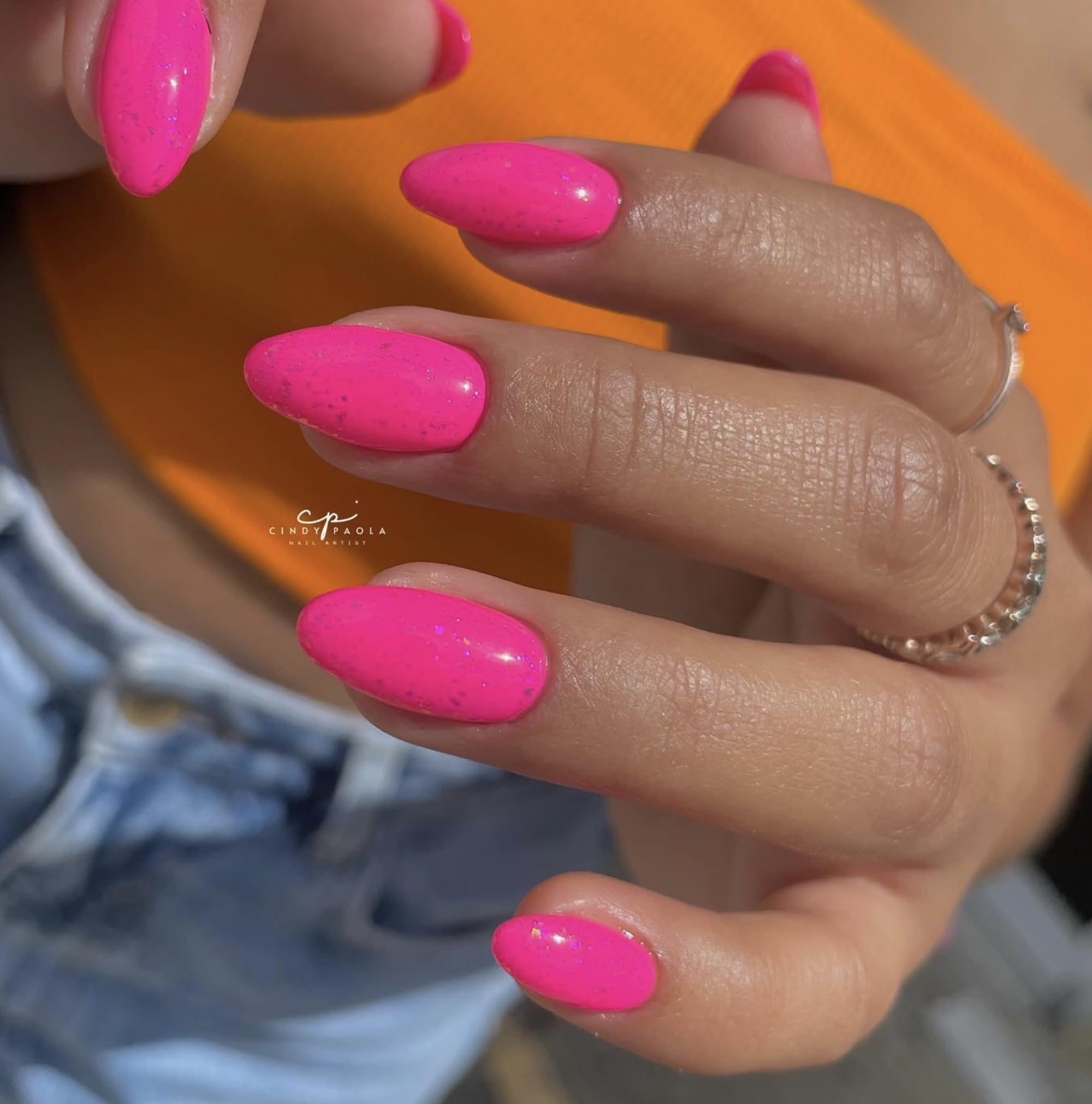 DAISY DND DC Gel Polish Set – Pink Collection Hibiscus, Gel Polish & Air-Dry Lacquer Duo