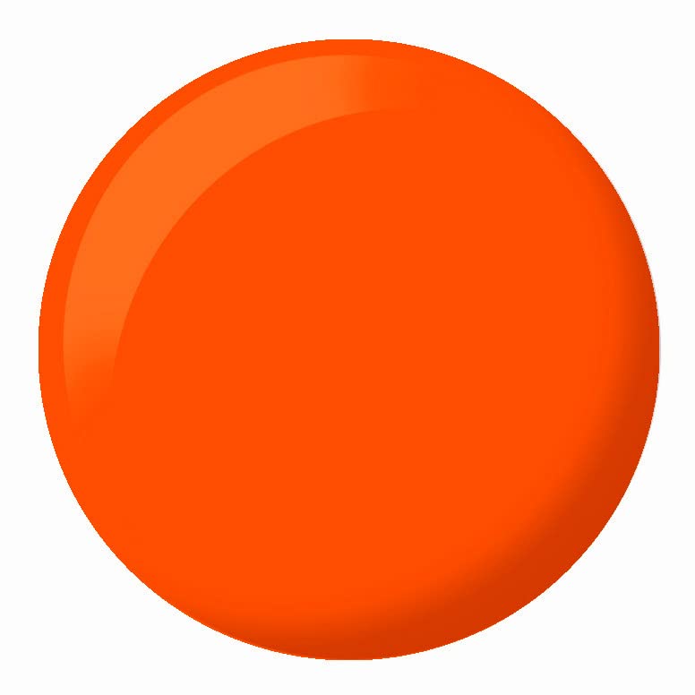 Daisy DND Gel Polish Set, Orange Collection – Russet Orange #760, Gel Polish + Matching Lacquer Duo, 0.5 fl oz each