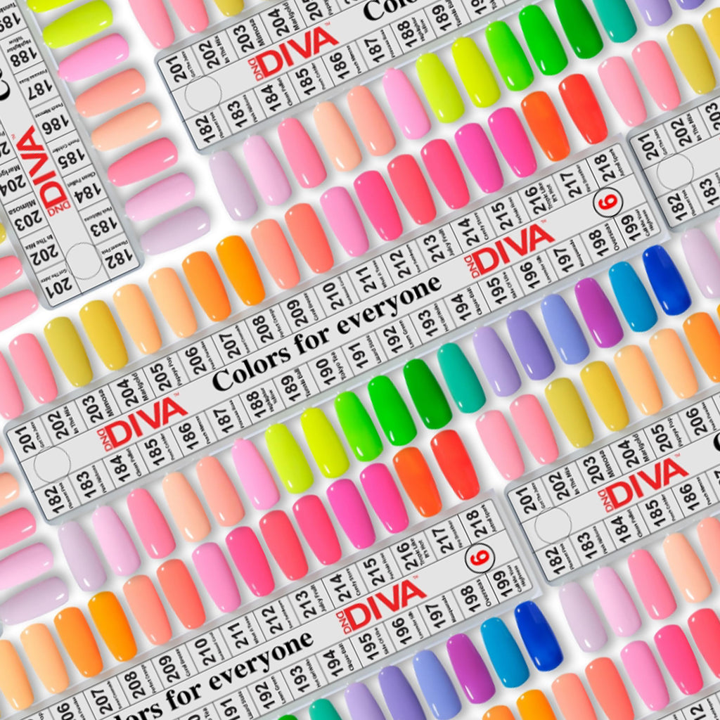 DND Diva Gel Polish Set: Juicy Fruit – First Class Collection | Chip-Free UV/LED Duo