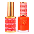 DAISY DND DC Gel Polish Set – Orange Collection | UV/LED GelPolish & Air Dry Lacquer Duo (0.5 fl oz each)
