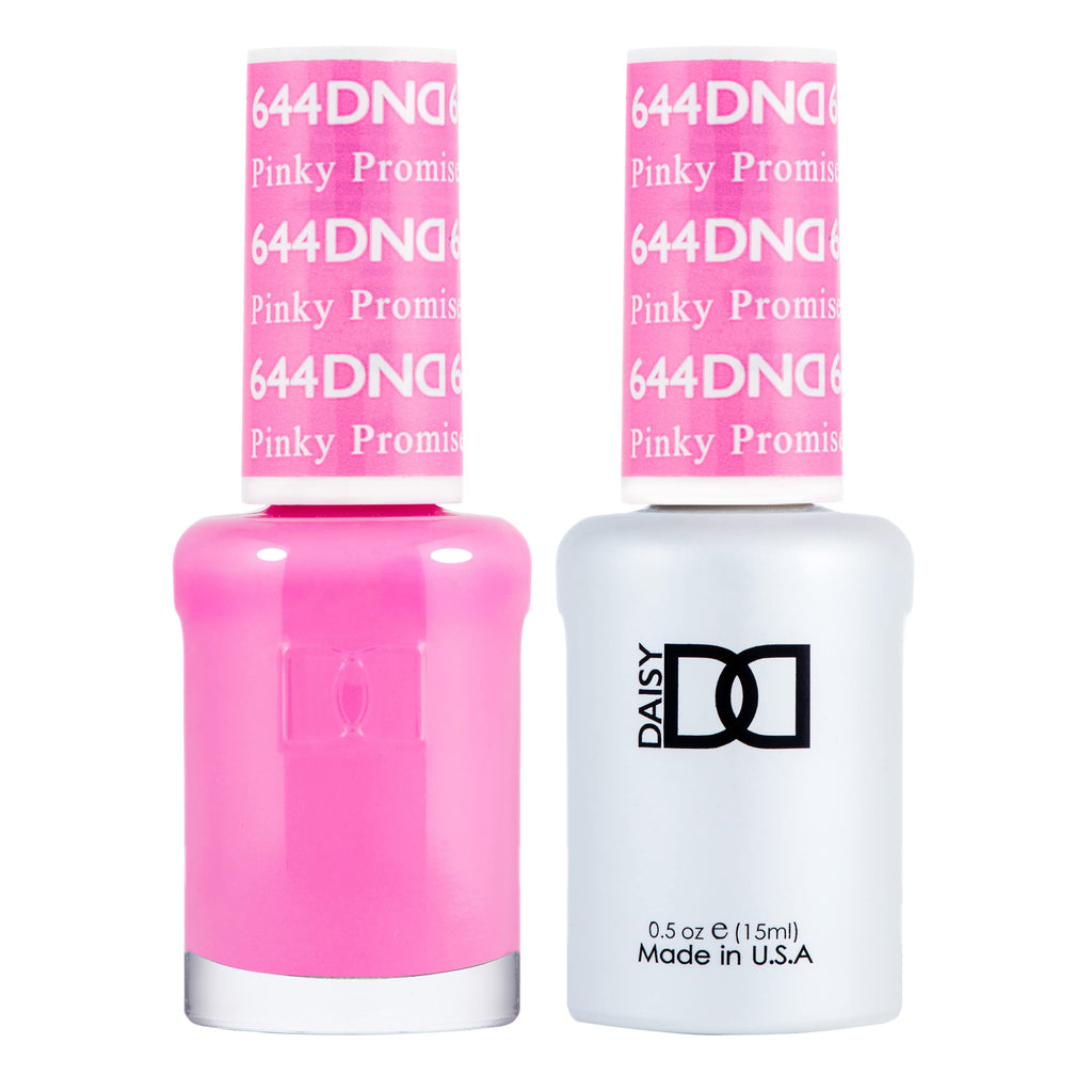 Daisy DND Gel Polish Set – Pinkie Promise #644 Duo (Gel Polish + Lacquer) UV/LED