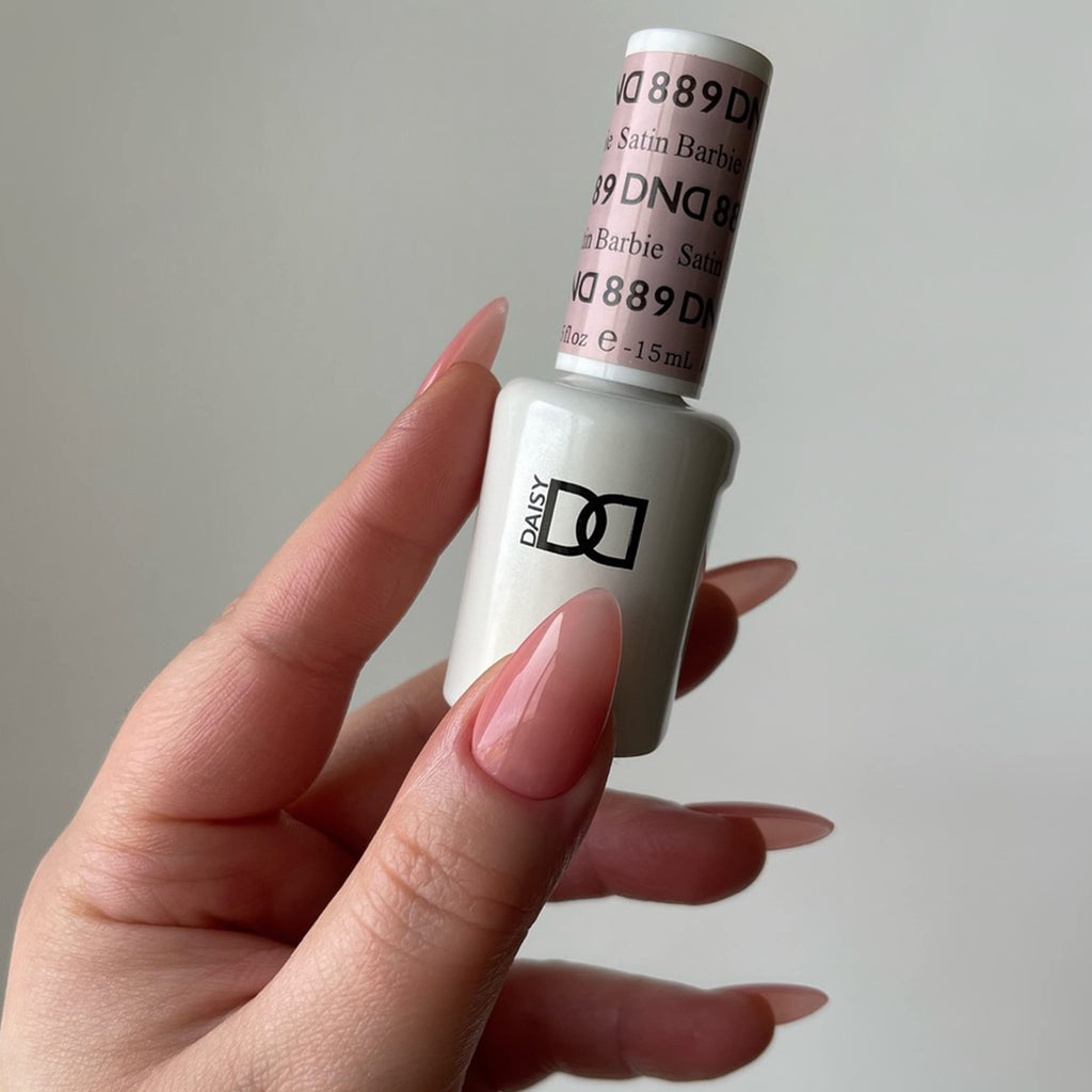 Daisy DND Gel Polish Set Satin 889 – Sheer Duo Pack (Gel + Lacquer) | UV/LED