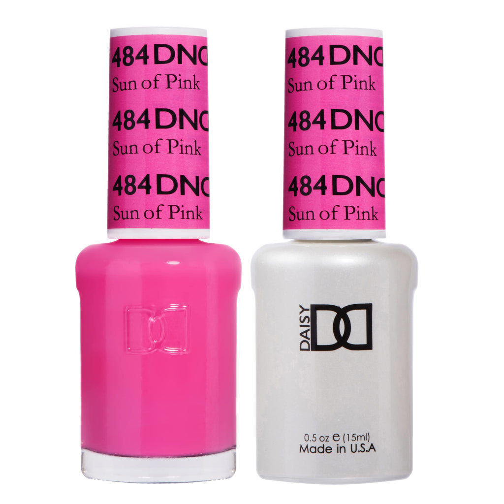 Daisy DND Sun of Pink Gel Polish Duo – UV/LED Polish & Nail Lacquer, 0.5 fl oz