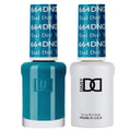 DAISY DND Gel Polish Set – Blue Collection Teal Deal #664, 0.5 Fl Oz Duo