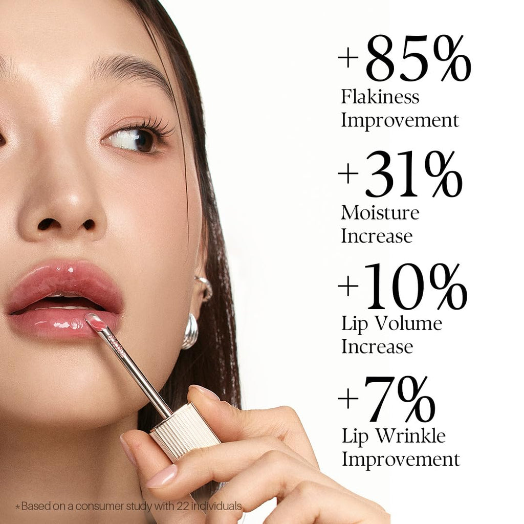 d'alba Piedmont Plumping Lip Glow Mood Volumizer – Hydrating Lip Plumper with Vegan Ceramide & Vitamin C & E, Feeble Pink (0.17 oz)