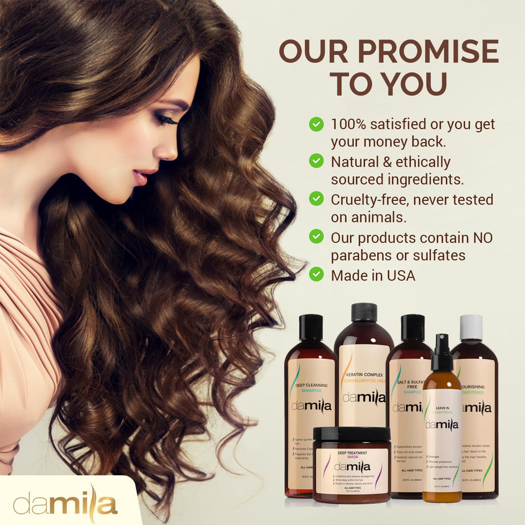 damila Repair & Shine Serum – Split End Repair & Frizz Control (4.1 Fl Oz)
