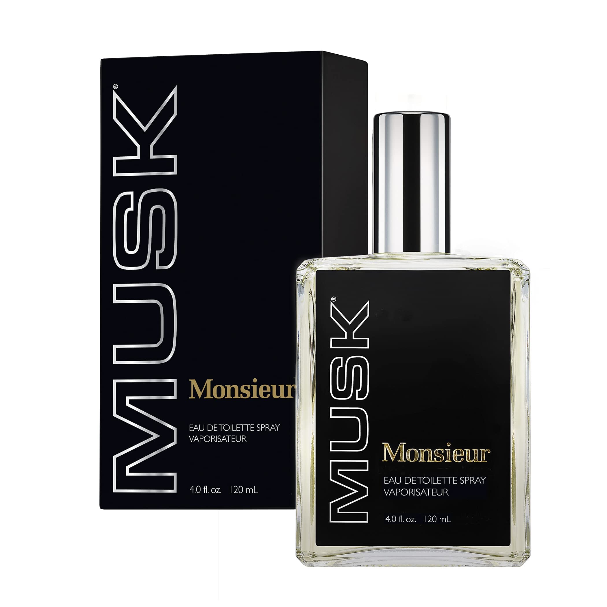Dana Monsieur Musk for Men Cologne Spray - 4 Oz | Premium Fragrance