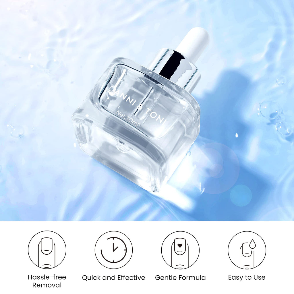 DANNI & TONI Professional Easy Peel Gel Nail Remover 30ml – Safe, Quick Gel Nail Sticker Removal
