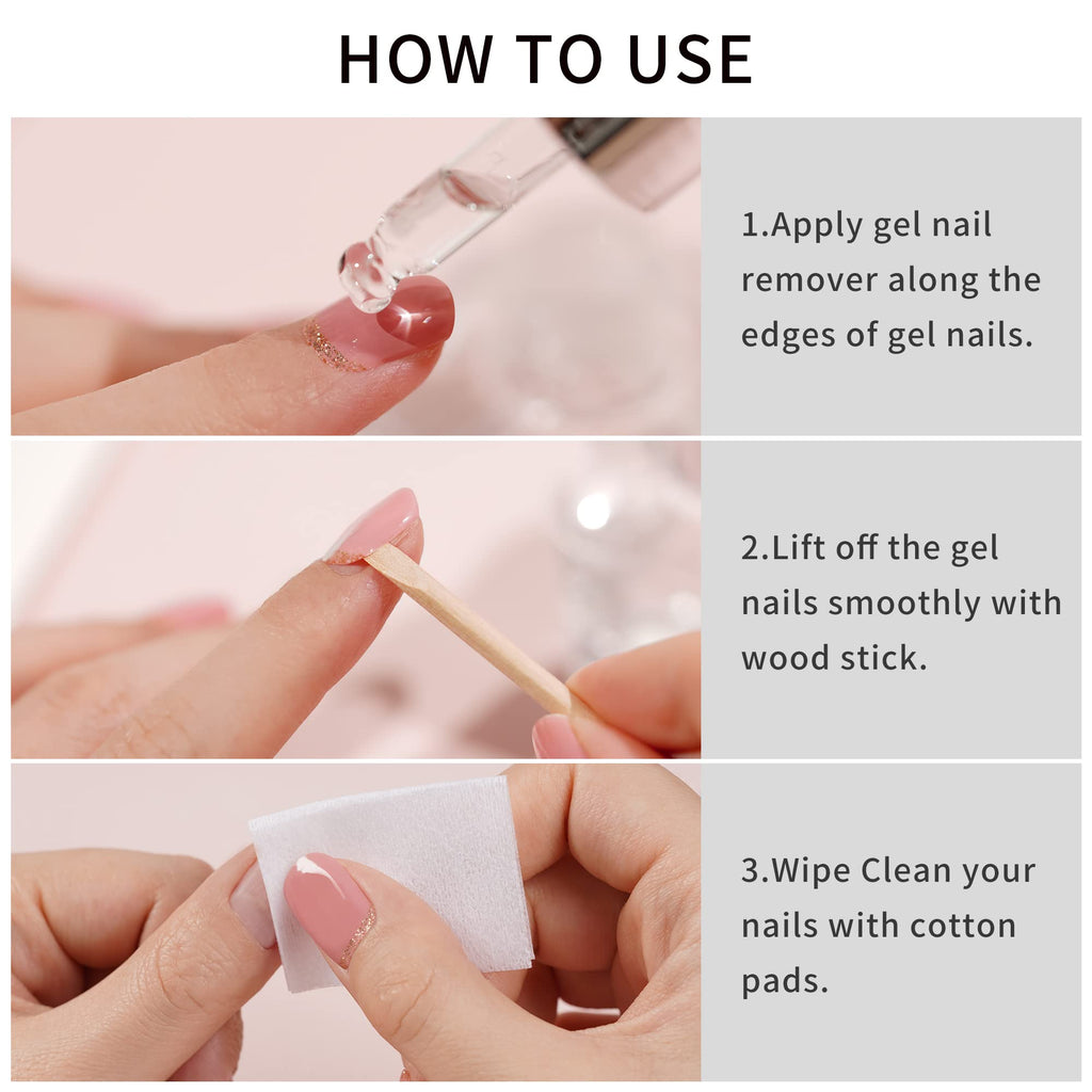 DANNI & TONI Professional Easy Peel Gel Nail Remover 30ml – Safe, Quick Gel Nail Sticker Removal