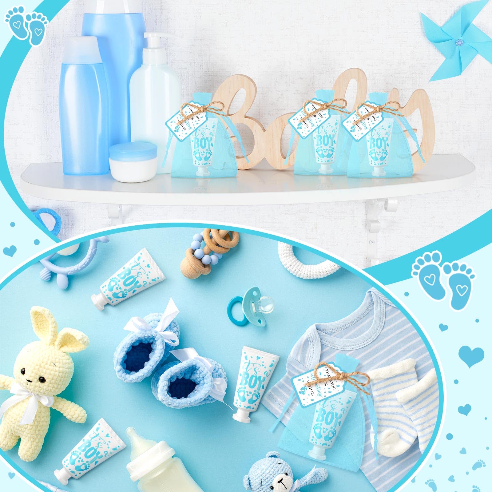 Dansib 48-Set Baby Shower Hand Cream Gifts for Guests | Travel-Size Party Favors