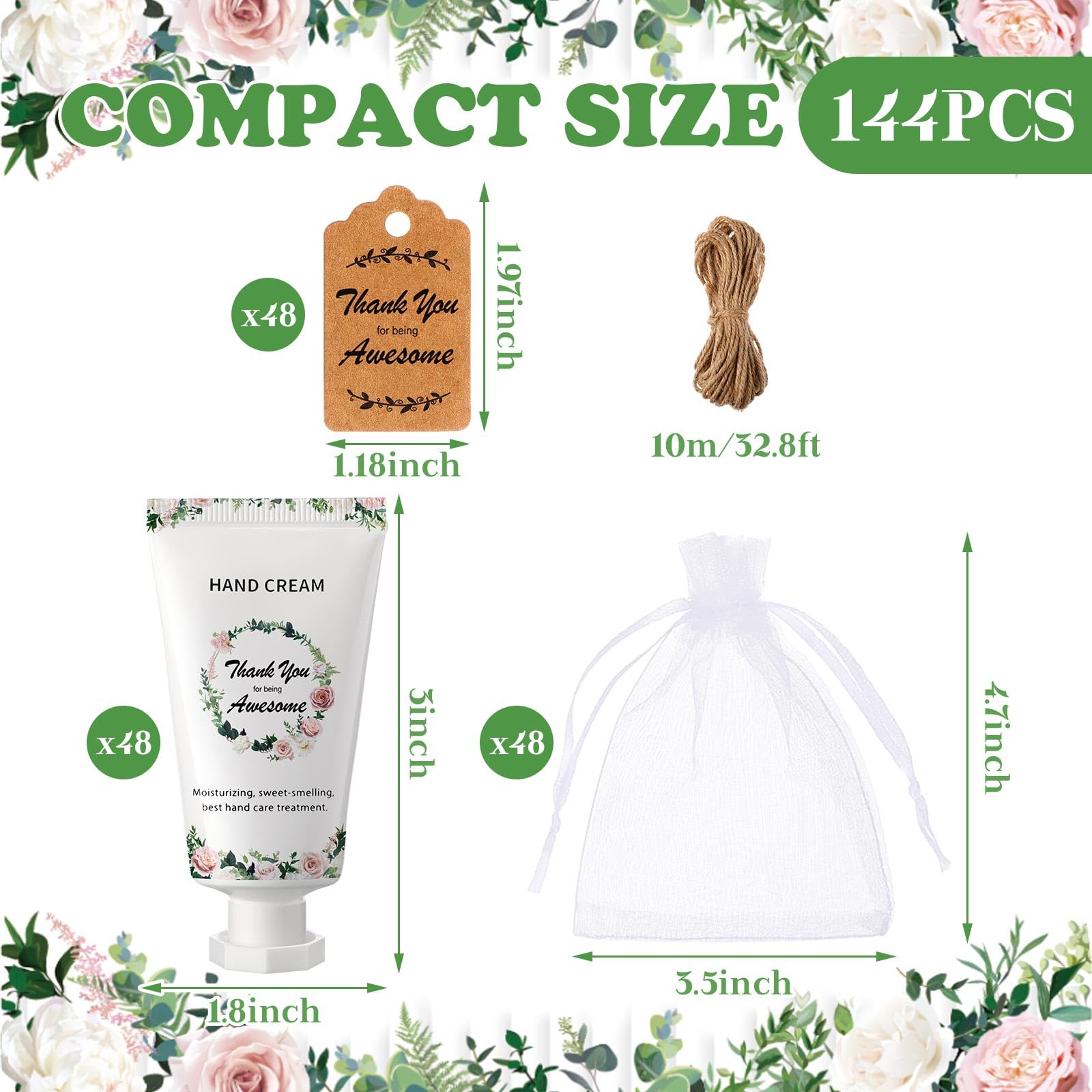 Dansib 48-Set Hand Cream Gift Set – Employee Appreciation & Thank You Gifts