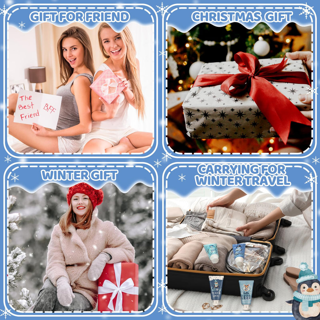 Dansib 24-Pack Winter Hand Cream Gift Set – Travel-Size Moisturizing Lotion