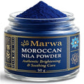 Dar Marwa Nila Powder — 100% Pure Saharan Indigo Blue Clay Mask for Face & Body | Brightens & Evens Skin