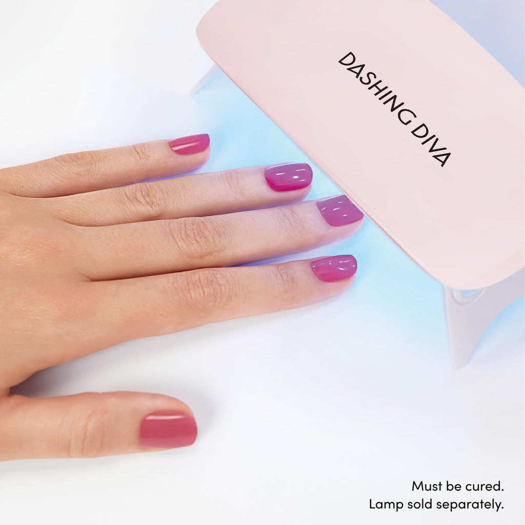 Dashing Diva Glaze Effects Nail Strips – Pearly Whites | Long-Lasting Gel Manicure