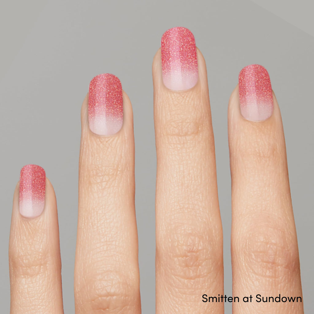 Dashing Diva Gloss Nail Strips Bundle - The Classic Ombre Collection: Smitten at Sundown & Mini Skirt