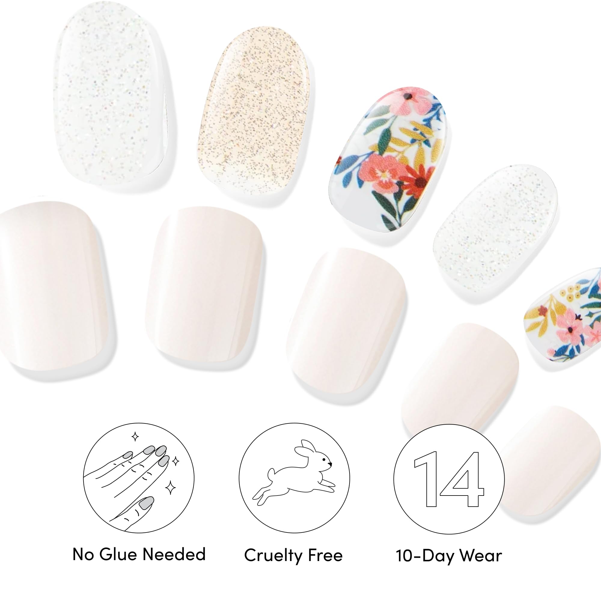 Dashing Diva Gloss Nail Strips Bundle – Spring Florals (Wallflower Frenzy & Bug Off)