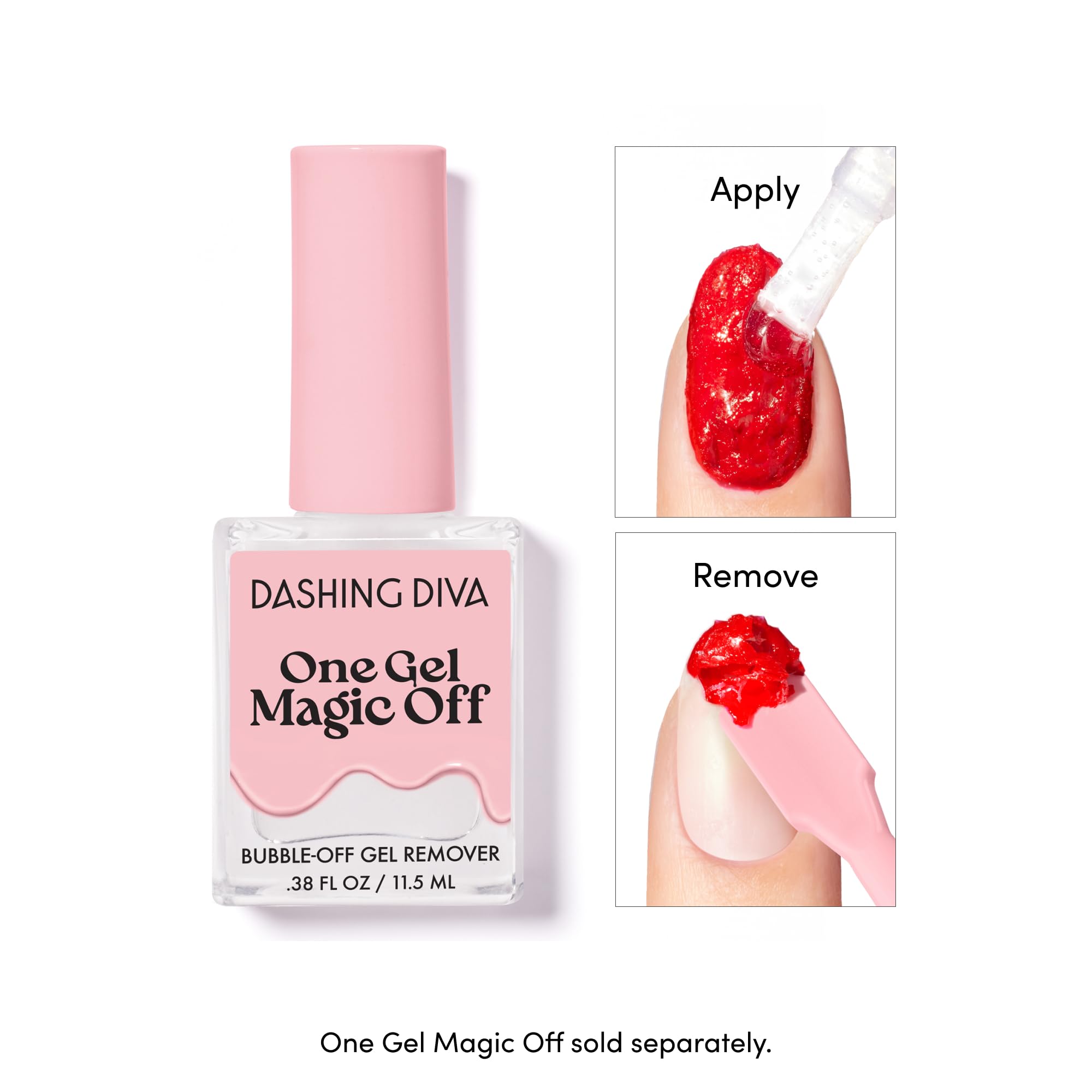Dashing Diva One Gel Magnetic Polish Duo Watermelon: Rogue & Villainous | 3-in-1 Base/Color/Top Coat
