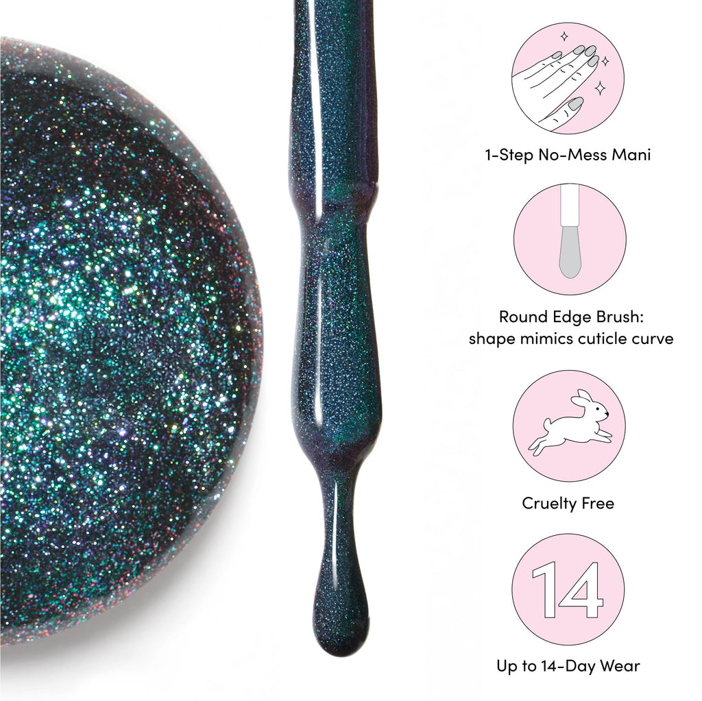 Dashing Diva One Gel Magnetic Polish Duo Watermelon: Rogue & Villainous | 3-in-1 Base/Color/Top Coat