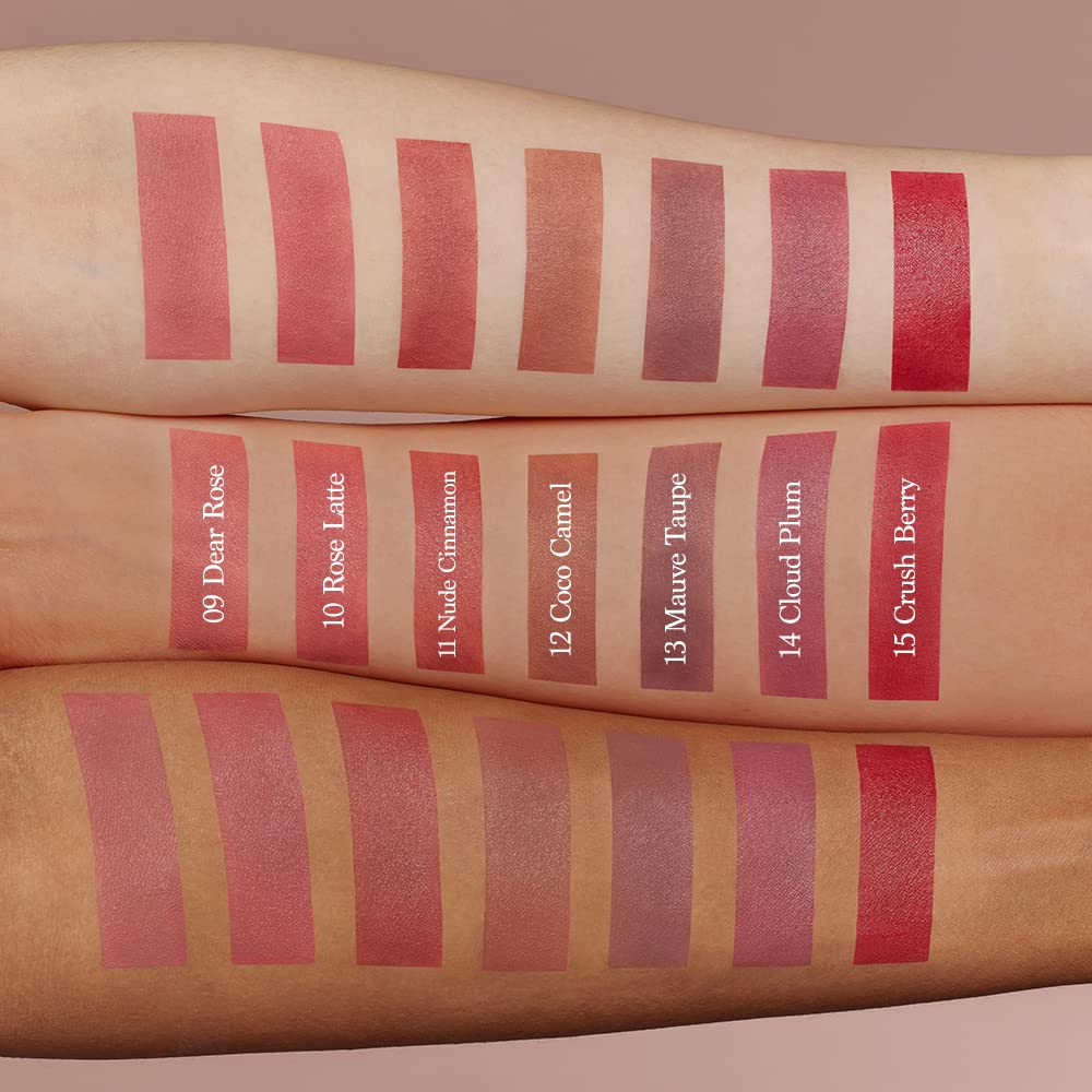 dasique Cream De Rose Tint 13 Mauve Taupe – Velvet Matte Lip Stain, Rose Water, Vegan