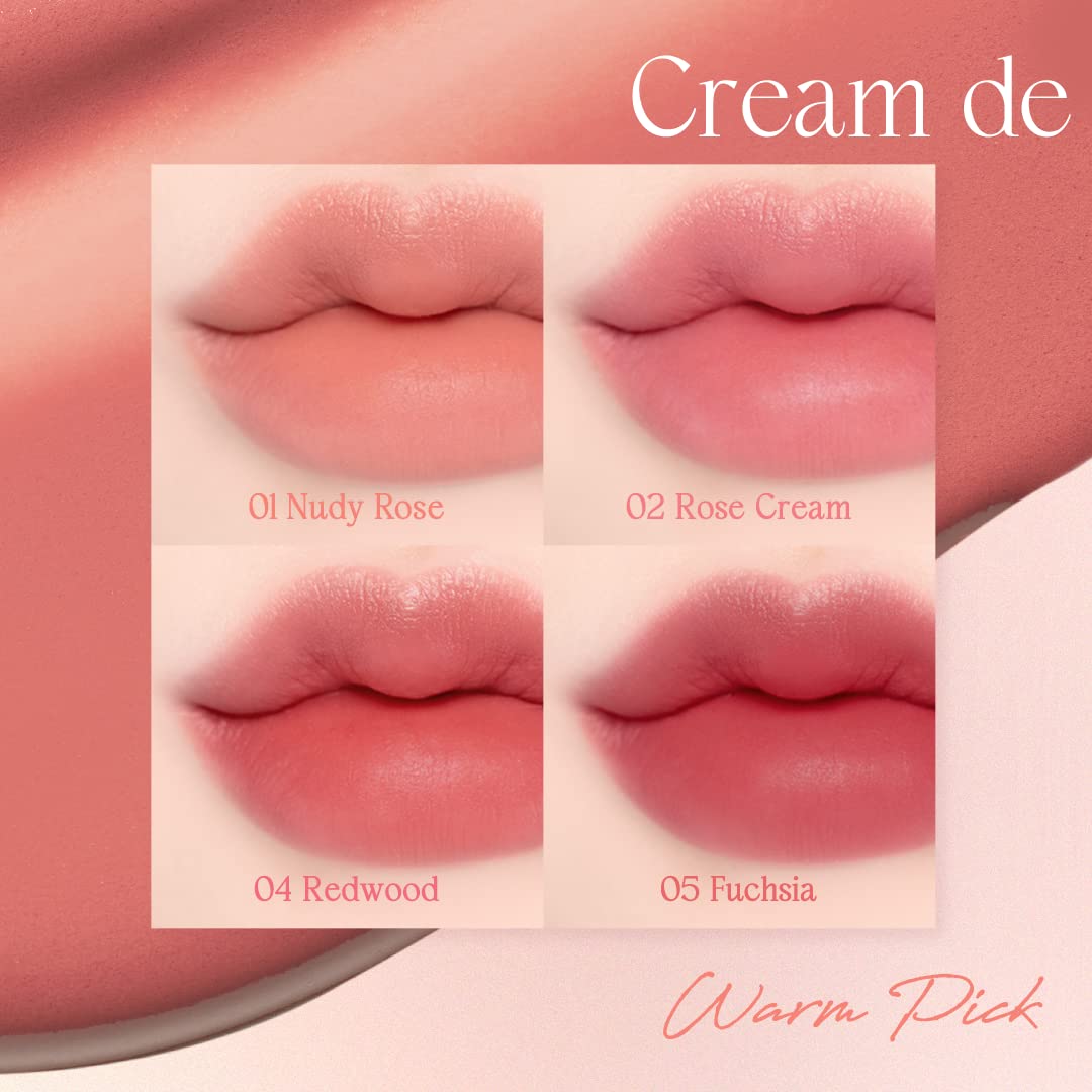 Dasique Vegan Cream de Rose Tint – Lip & Cheek Cream Tint