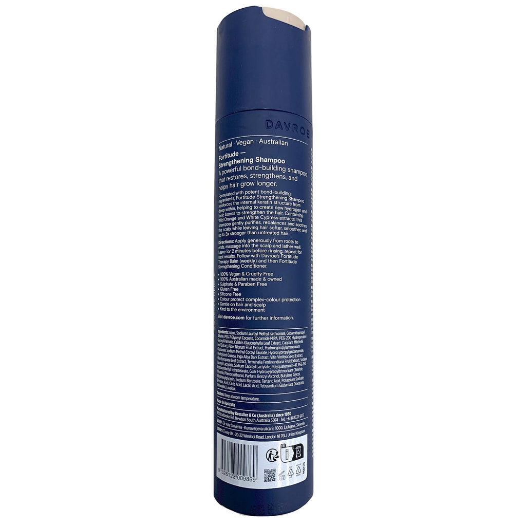 DAVROE Fortitude Shampoo – Bond-Building Shampoo for Normal Hair | Vegan & Cruelty-Free
