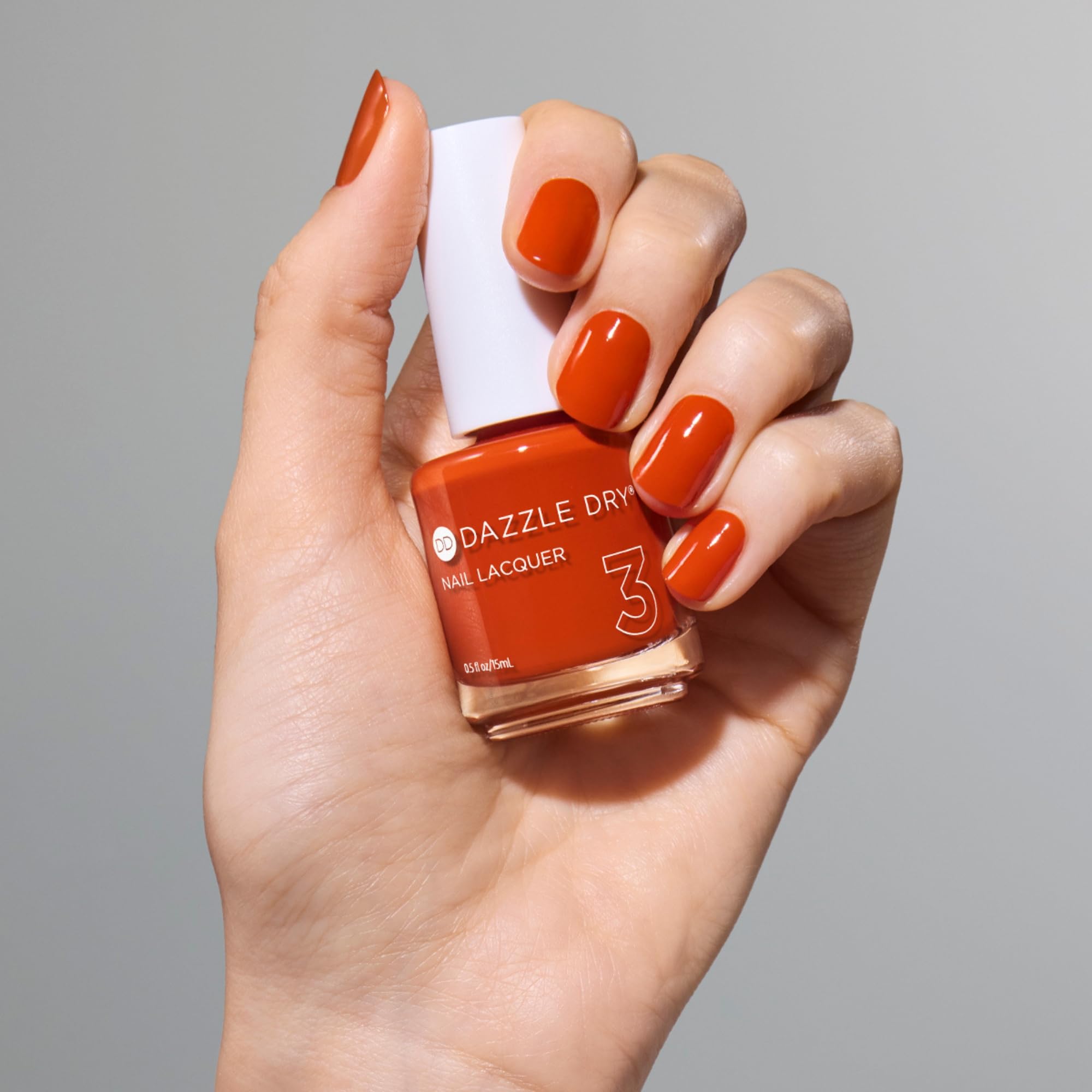 Dazzle Dry Nail Lacquer (Step 3) - Orchard Burnt Orange Cream - 0.5 fl oz