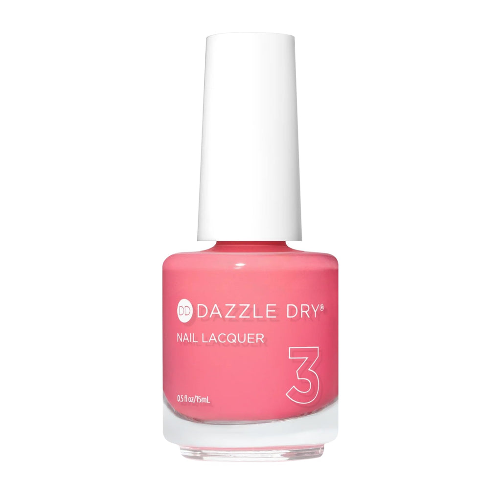 Dazzle Dry Nail Lacquer Step 3 Going Cray Sea – Coral Pink, Full Coverage