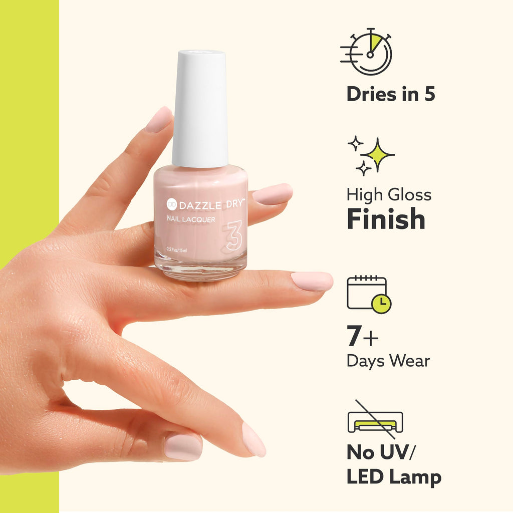 Dazzle Dry Remove Acetone Lacquer Remover with Lemongrass & Clove Oil — 4 oz Pump