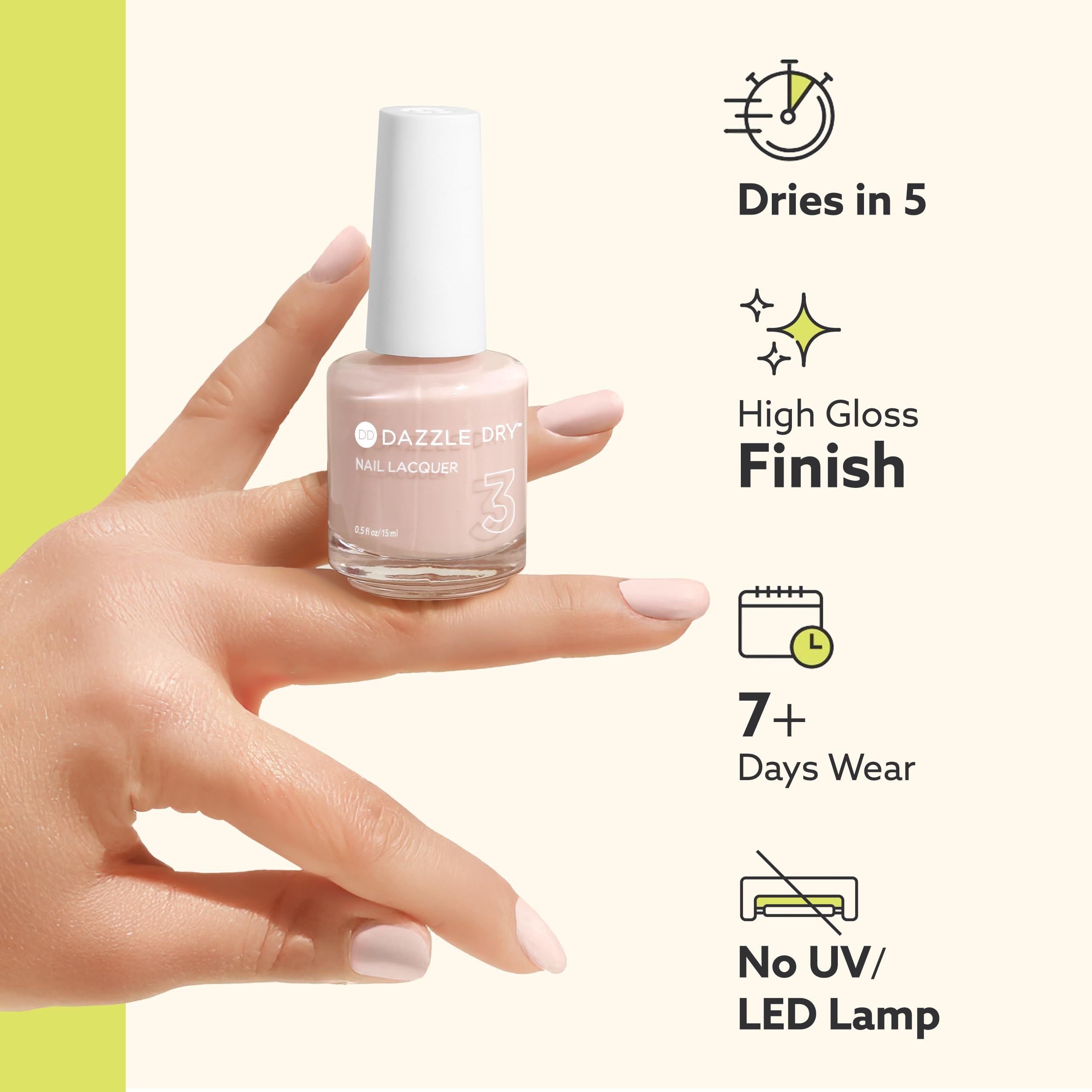 Dazzle Dry Nail Lacquer (Step 3) - Orchard Burnt Orange Cream - 0.5 fl oz