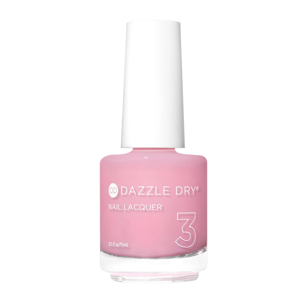 Dazzle Dry Nail Lacquer (Step 3) – Pinkies Up | Pale Pink Sheer Cream, 0.5 fl oz