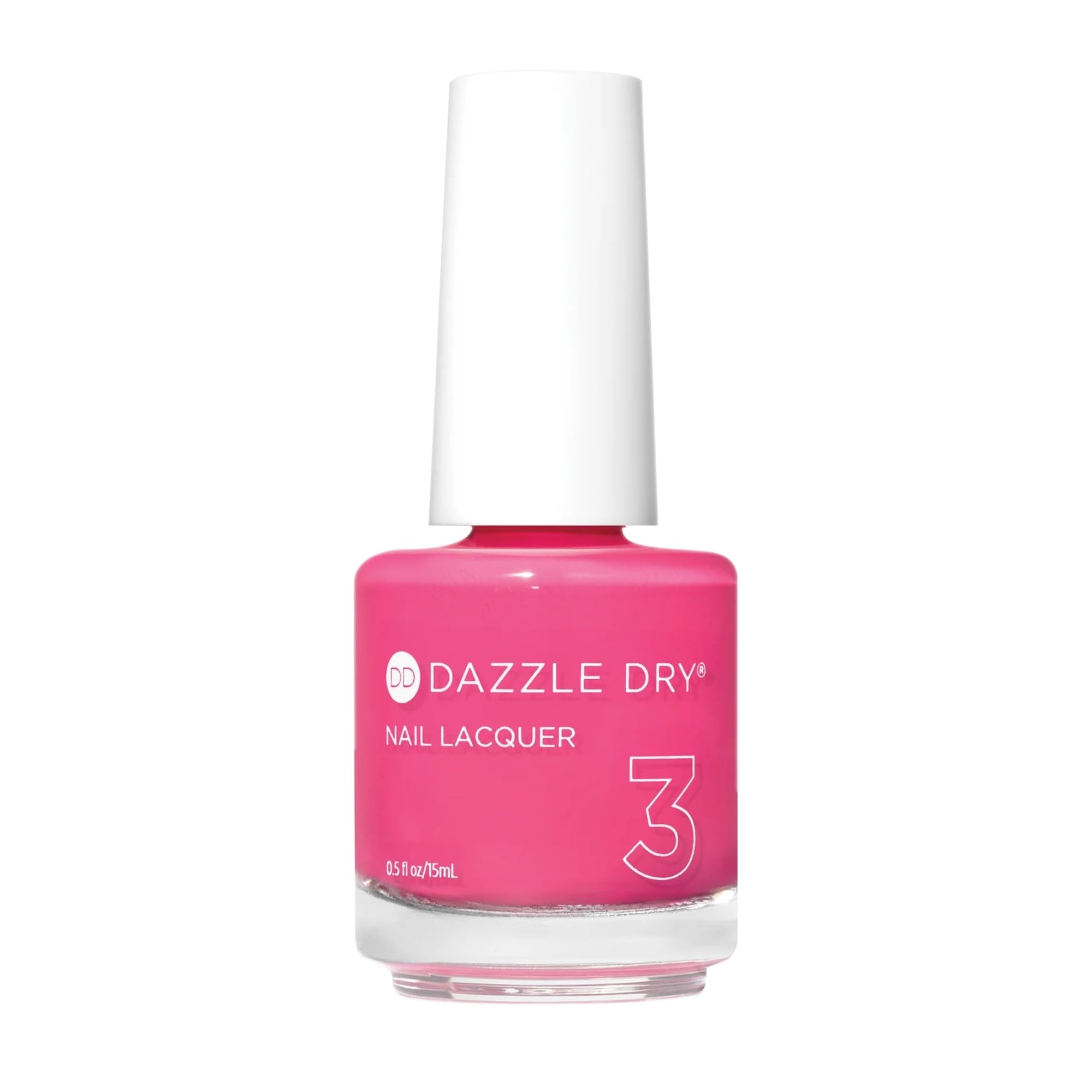 Dazzle Dry Nail Lacquer Step 3 Raspberry Creme – Quick Dry, Long-Lasting