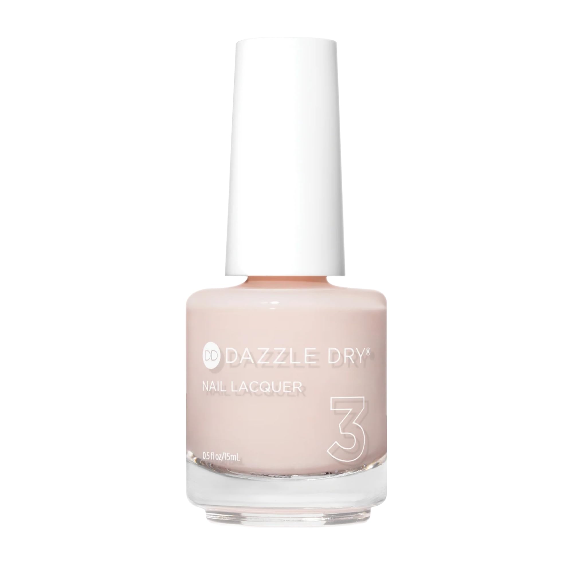 Dazzle Dry Nail Lacquer Step 3 Rose Quartz – 0.5 fl oz | Quick-Dry, Long-Wear