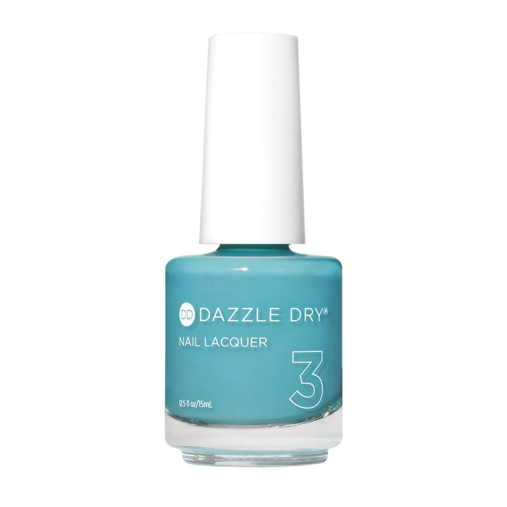 Dazzle Dry Spearmint Tea Nail Lacquer (Step 3) – Turquoise Creme, 0.5 fl oz