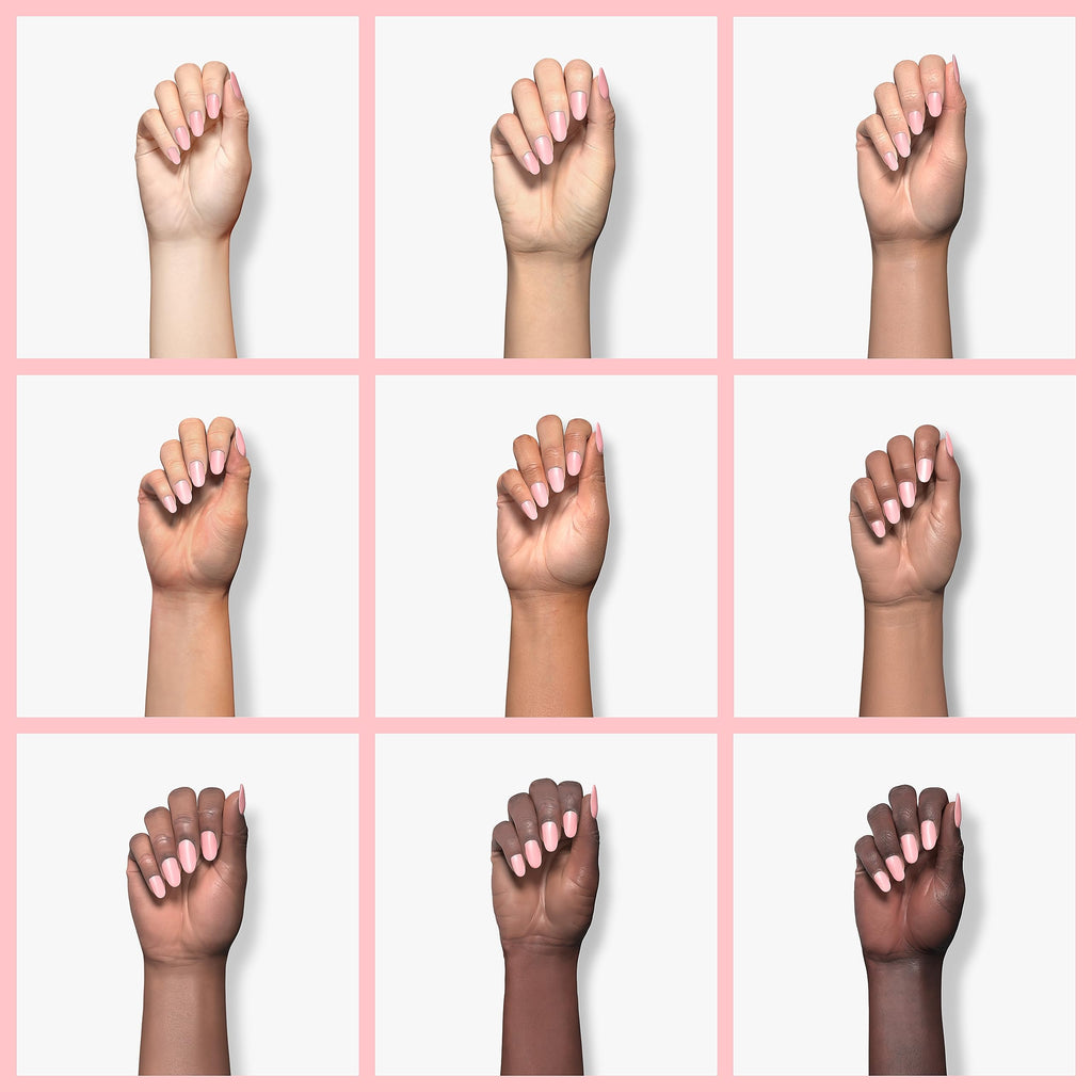 Dazzle Dry Nail Lacquer Step 3: Peacefully Me – Sheer Pink, Quick-Dry, 7+ Day Wear
