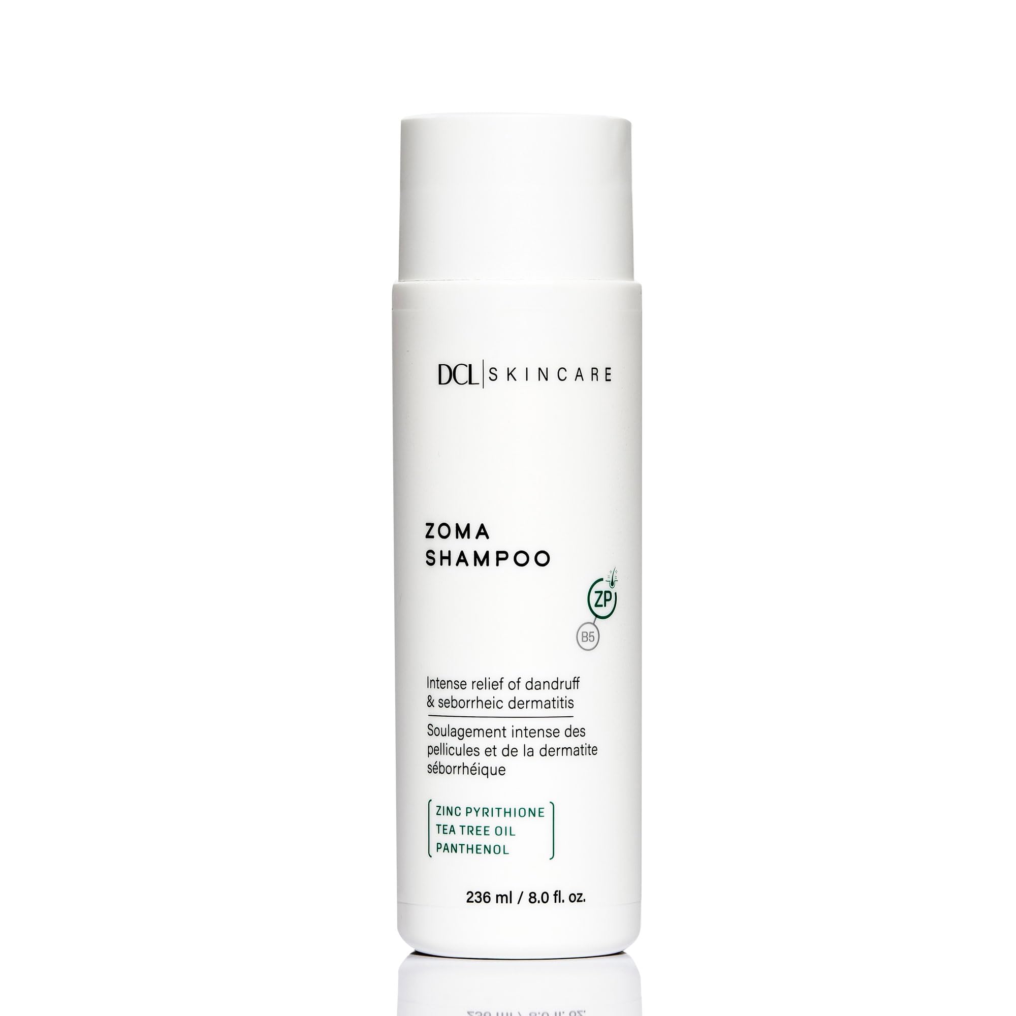 DCL Zoma Dandruff Control Shampoo with Zinc Pyrithione – 8 fl oz