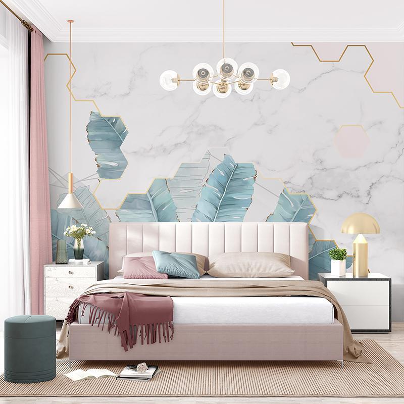 De Stijl Wallpaper, Lotus Leaf