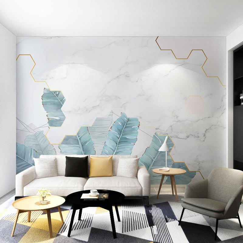 De Stijl Wallpaper, Lotus Leaf