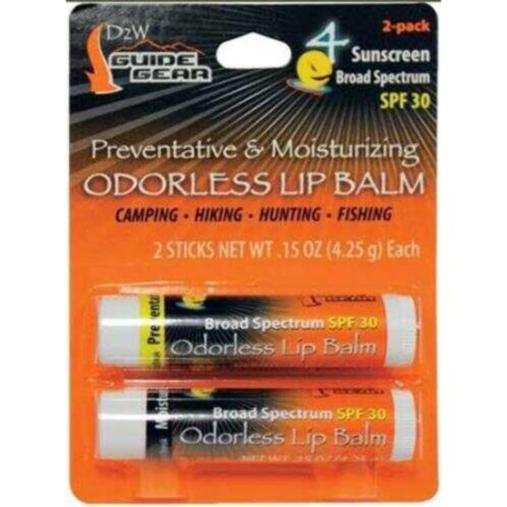 DEAD DOWN WIND Scent Elimination Lip Balm 2pk 8.5g Carded | Outdoor Lip Care