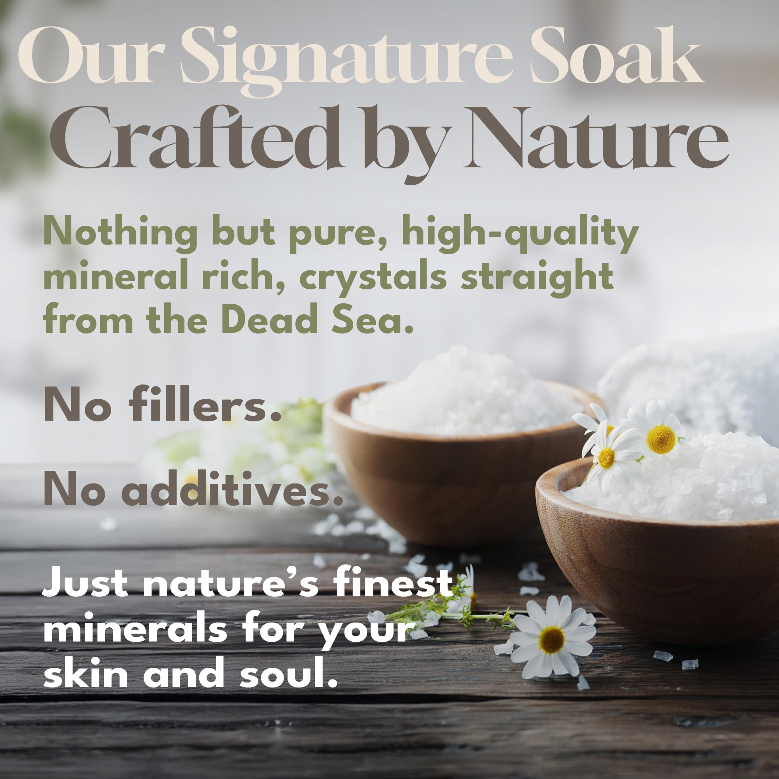 Dead Sea Warehouse Unscented Dead Sea Salt Bath Soaks – 2 lbs x 2 Pack for Relaxation & Skin Hydration
